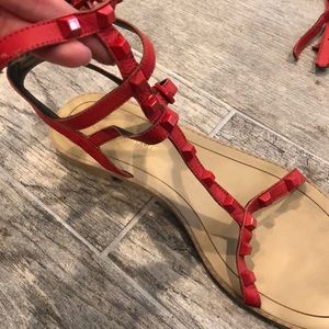 Rebecca Minkoff red sandals